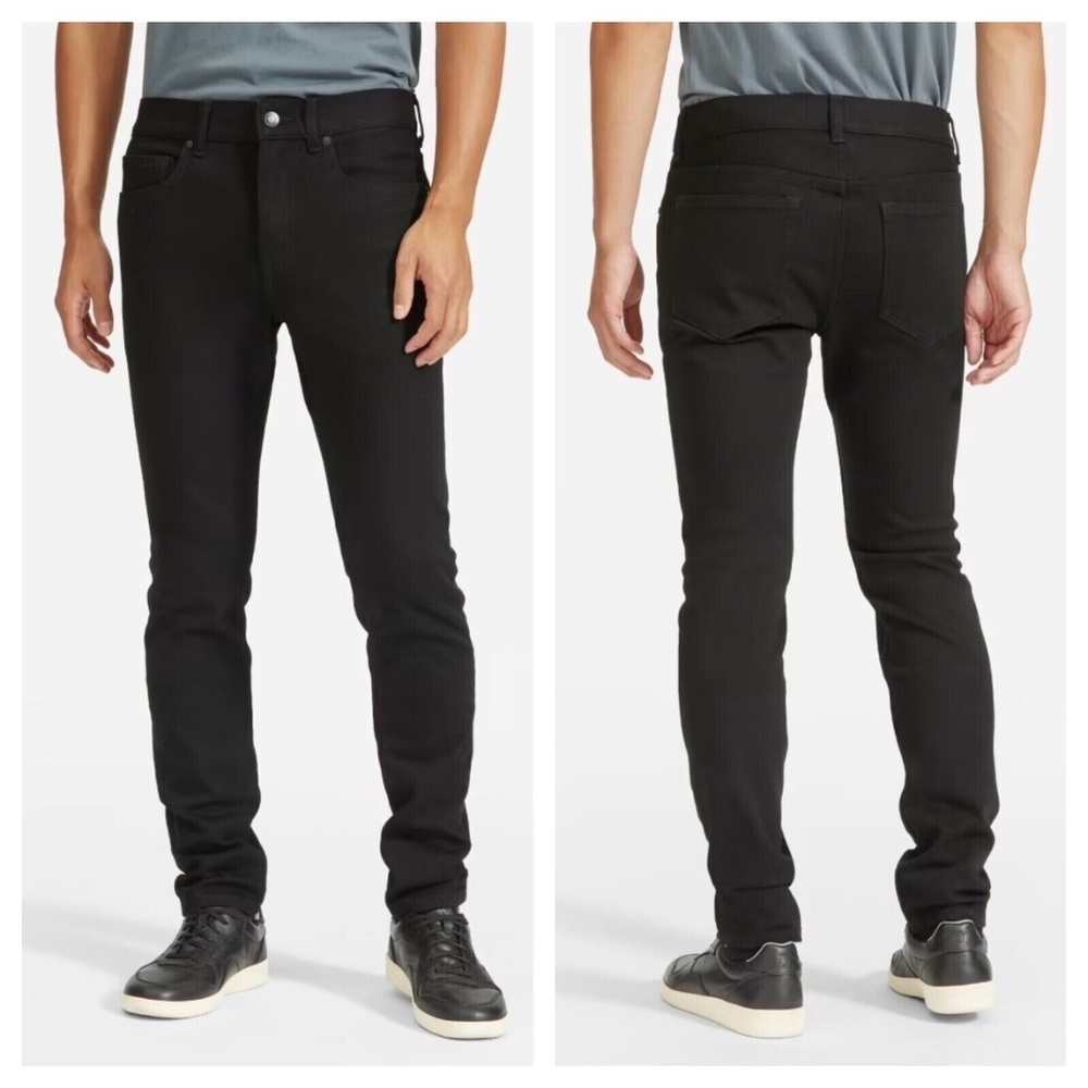 Everlane Uniform The Skinny Jean High Stretch Performance Black Size 40 x 34
